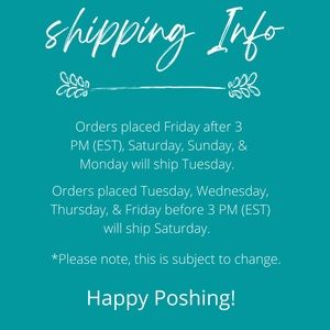 📦 SHIPPING INFORMATION ✉️